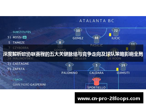 深度解析欧协联赛程的五大关键脉络与竞争走向及球队策略影响全局